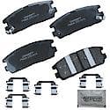 Brake Pads: With Hardware, Ceramic, Better Performance, Quiet