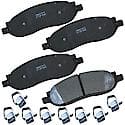 Severe Duty Brake Pads: With Hardware, Semi-metallic, Ideal for Heavy Towing