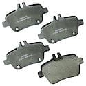 Brake Pads: Semi-metallic, Long Life and Quiet