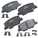 Brake Pads: With Hardware, Ceramic, Long Life and Quiet