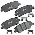 Brake Pads: With Hardware, Ceramic, Long Life and Quiet