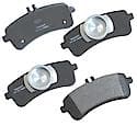 Semi-Metallic Brake Pads - (4-Pad Set)