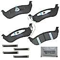 Semi-Metallic Brake Pads - (4-Pad Set)