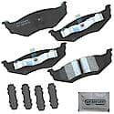 Brake Pads With Hardware, Semi-Metallic, Better Performance, Longer Life, Quiet