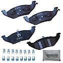 Semi-Metallic Brake Pads - (4-Pad Set)