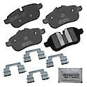 Brake Pads: With Hardware, Semi-metallic, Better Performance, Quiet, Less Dust