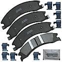 Brake Pads: With Hardware, Semi-metallic, Better Performance, Quiet