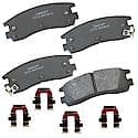 Brake Pads: With Hardware, Ceramic, Long Life and Quiet