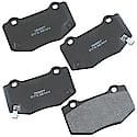 Brake Pads: Semi-metallic, Long Life and Quiet