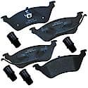 Brake Pads: With Hardware, Ceramic, Long Life and Quiet