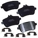 Brake Pads: With Hardware, Semi-metallic, Better Performance, Quiet, Less Dust