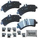 Brake Pads: With Hardware, Semi-metallic, Better Performance, Quiet