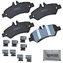 Brake Pads: With Hardware, Semi-metallic, Better Performance, Quiet