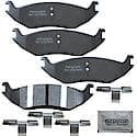 Brake Pads: With Hardware, Semi-metallic, Better Performance, Quiet