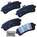 Brake Pads: With Hardware, Semi-metallic, Better Performance, Quiet, Less Dust