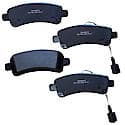 Semi-Metallic Brake Pads - (4-Pad Set)