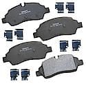 Semi-Metallic Brake Pads - (4-Pad Set)