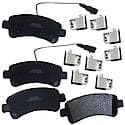 Severe Duty Brake Pads: With Hardware, Semi-metallic, Ideal for Heavy Towing