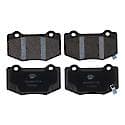 Semi-Metallic Brake Pads - (4-Pad Set)