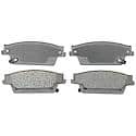 Semi-Metallic Disc Brake Pad Set with Wear Sensor - Rear