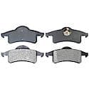 Semi-Metallic Rear Disc Brake Pad Set