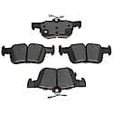 Ceramic Rear Disc Brake Pad Set