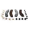 Rear Disc Brake Pad Set with Seals, Bushings, Clips, and Boots