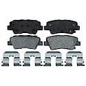 Ceramic Rear Disc Brake Pad Set