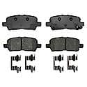 Semi-Metallic Rear Disc Brake Pad Set