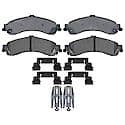 Semi-Metallic Rear Disc Brake Pad Set