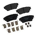 Brake Pads: With Hardware, Ceramic, Long Life and Quiet - Rear