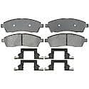 Semi-Metallic Rear Disc Brake Pad Set