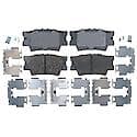 Ceramic Rear Disc Brake Pad Set