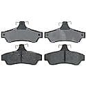 Ceramic Rear Disc Brake Pad Set