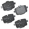 Brake Pads: Semi-metallic, Long Life and Quiet