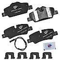 Semi-Metallic Brake Pads - (4-Pad Set)