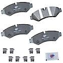 Brake Pads: With Hardware, Semi-metallic, Better Performance, Quiet