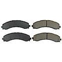 Z16 Low-Dust Ceramic Brake Pads - Rear