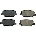 Z16 Low-Dust Ceramic Brake Pads - Rear
