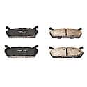 Z16 Low-Dust Ceramic Brake Pads - Rear