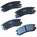 Brake Pads: With Hardware, Ceramic, Long Life and Quiet