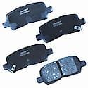 Brake Pads: With Hardware, Ceramic, Long Life and Quiet