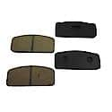 Organic Brake Pads - (4-Pad Set)