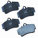 Brake Pads: Semi-metallic, Long Life and Quiet