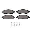 Semi-Metallic Brake Pads - Rear (4-Pad Set)