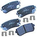 Brake Pads: With Hardware, Ceramic, Long Life and Quiet