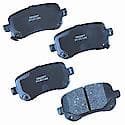 Brake Pads: With Hardware, Ceramic, Long Life and Quiet