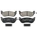 ThermoQuiet Severe Duty Semi-Metallic Brake Pads - Rear (4-Pad Set)