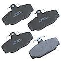 Carquest Premium Gold Brake Pads Rear Without Hardware Semi-metallic Long Pad Life Quiet Braking