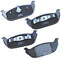 Brake Pads: Semi-metallic, Long Life and Quiet